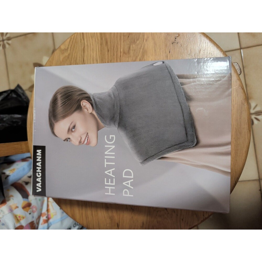 VAAGHANM Electric Heating Pad Neck Shoulder Pain Gray